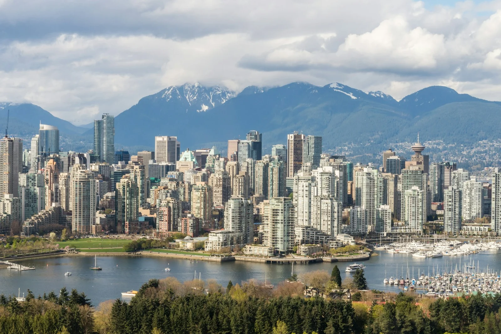 Vancouver waterfront and skyline
